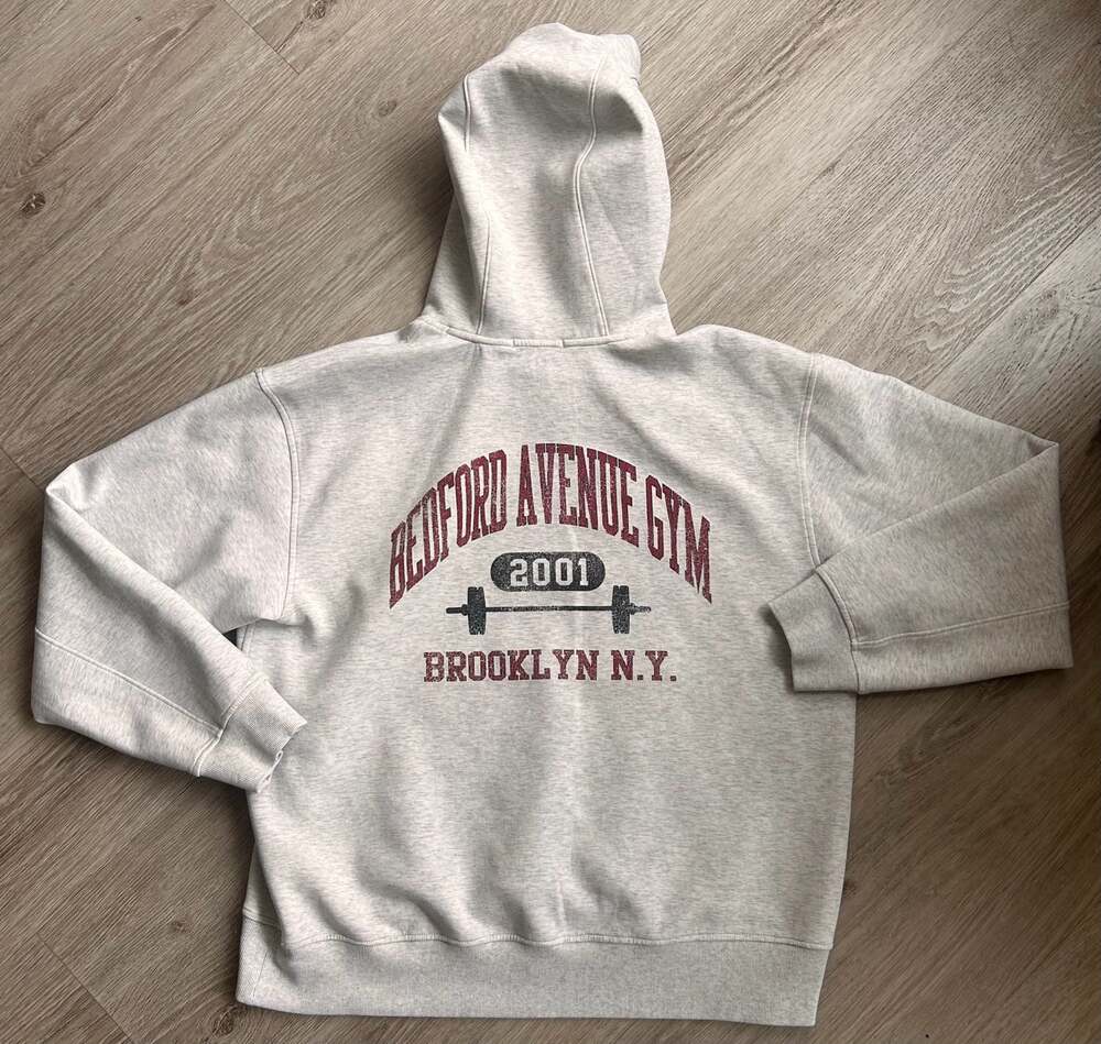 YPB Abercrombie & Fitch neoKNIT MAX Bedford Avenue Gym Graphic Hoodie